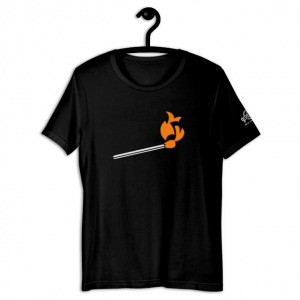 Houd Het Vuurtje Brandend! T-Shirt - Afbeelding 2