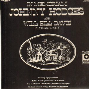 Johnny Hodges and Will Bill Davis – In Memoriam Johnny Hodges and Will Bill Davis in Atlantic City