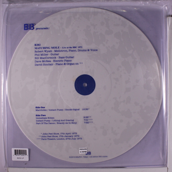 Matching Mole - Live at the BBC, 1972 (White Vinyl, John Peel Top Gear Session) - Afbeelding 1