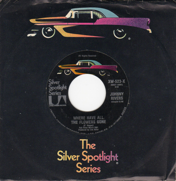 7" | Johnny Rivers – Where Have All The Flowers Gone - Afbeelding 1