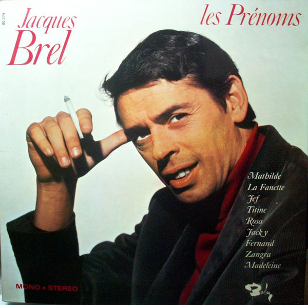 Jacques Brel – Les Prénoms - Afbeelding 1