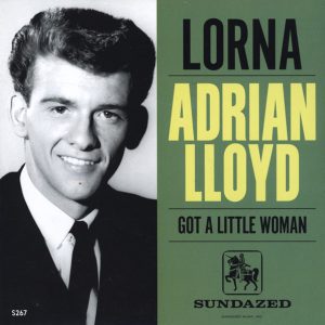 7" | Adrian Lloyd – Lorna / Got A Little Woman (geel transparant)
