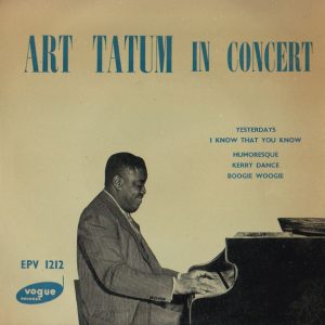7" | Art Tatum – Art Tatum In Concert (Art Tatum Piano Solo)