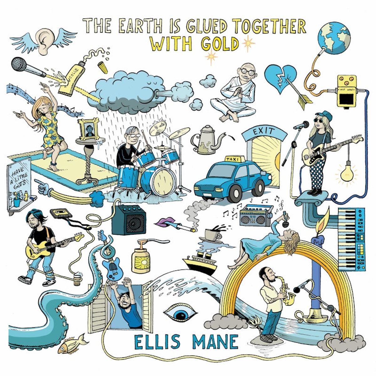 Ellis Mane - Earth Is Glued Together With Gold - Afbeelding 1