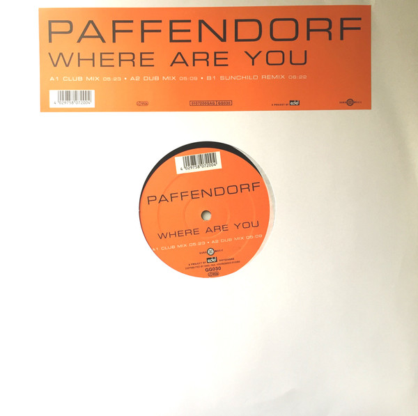 12" | Paffendorf - Where Are You (12" Maxisingle) - Afbeelding 1