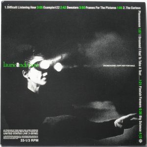 Laurie Anderson – Selections From United States Live (promo)