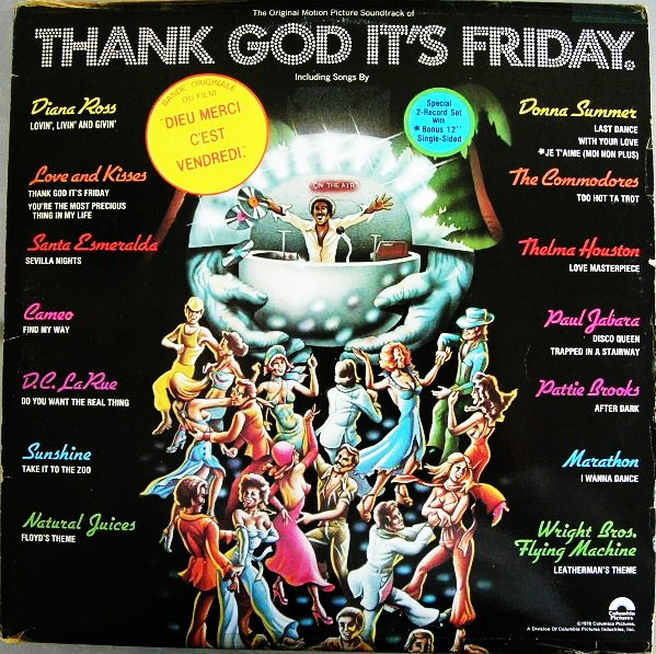 Various – Thank God It's Friday (The Original Motion Picture Soundtrack) - Afbeelding 1