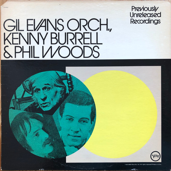 Gil Evans Orch., Kenny Burrell & Phil Woods – Previously Unreleased Recordings - Afbeelding 1