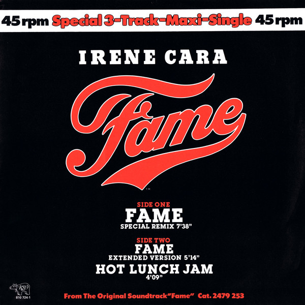 Irene Cara - Fame (Special Remix) - Afbeelding 1
