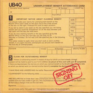 UB40 - Signing Off (1 LP en 12" LP)
