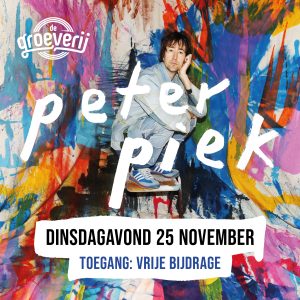 Di. 25 Nov.: Peter Piek LIVE