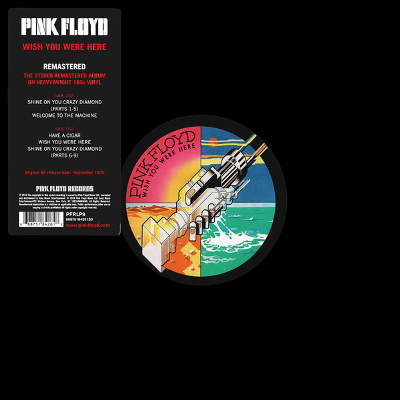 Pink Floyd - Wish You Were Here (Black Vinyl) - Afbeelding 1