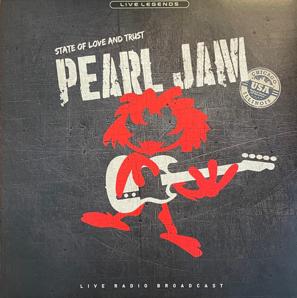 Pearl Jam - State of Love and Trust (Red vinyl, Live radio broadcast) - Afbeelding 1