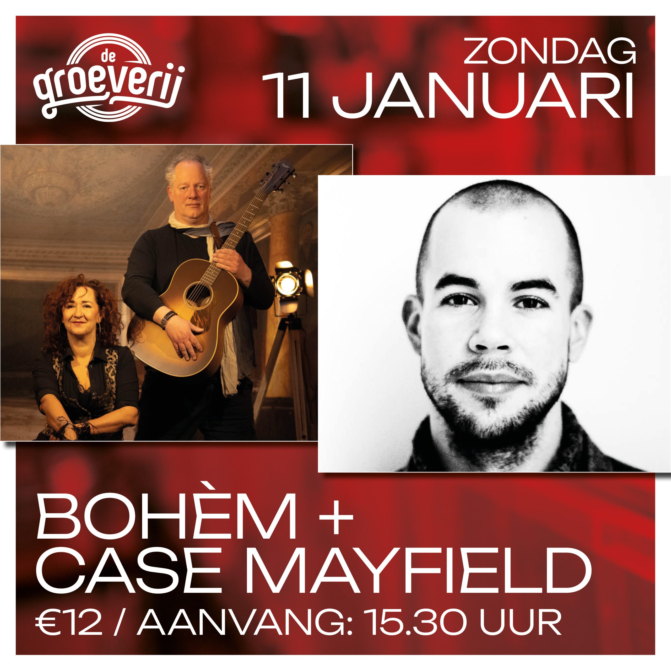 11 Jan.: Bohèm + Case Mayfield - Afbeelding 1