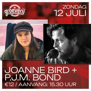 12 Jul.: Joanne Bird + P.J.M. Bond