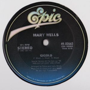 12" | Mary Wells - Gigolo (12")