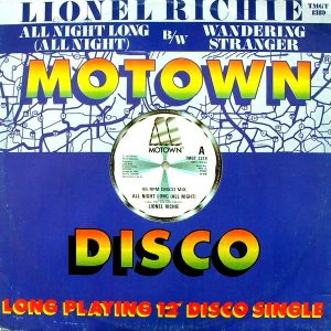 12" | Lionel Richie - All Night Long (45 rpm discomix)