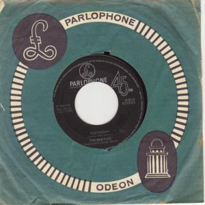 7" | The Beatles - Yesterday  /  I Should Have Known Better
