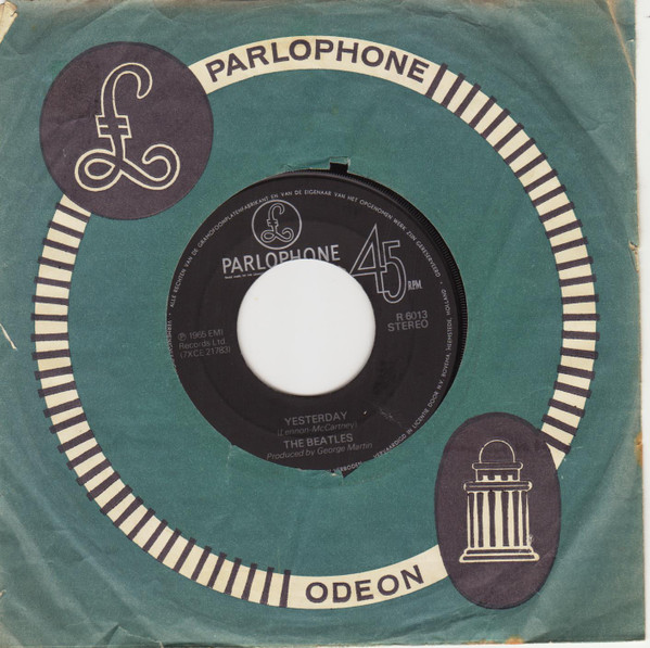 7" | The Beatles - Yesterday / I Should Have Known Better