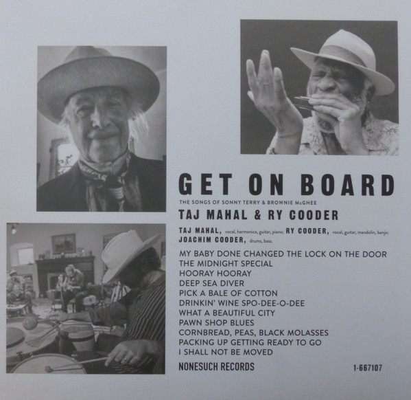Taj Mahal & Ry Cooder – Get On Board (The Songs Of Sonny Terry & Brownie McGhee)