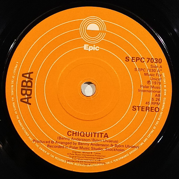 7" | ABBA - Chiquitita