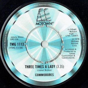 7" | The Commodores - Three Times a Lady