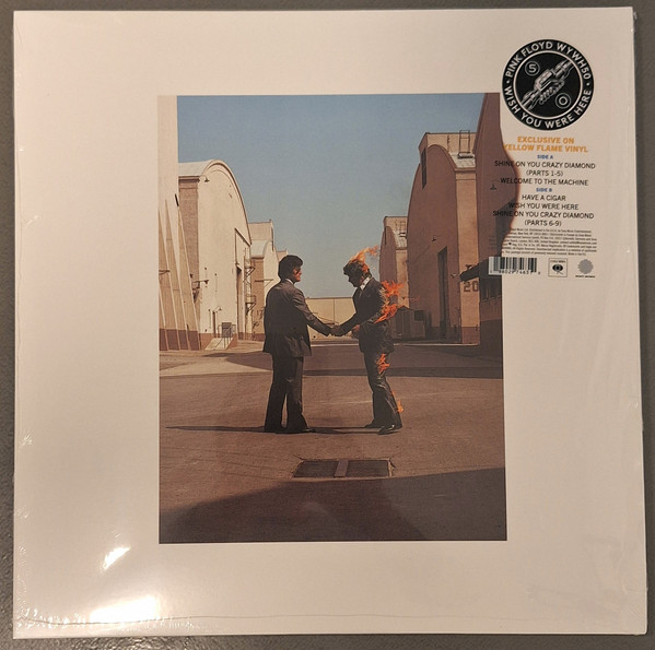 Pink Floyd – Wish You Were Here (limited 50th anniversary edition yellow, flame vinyl)