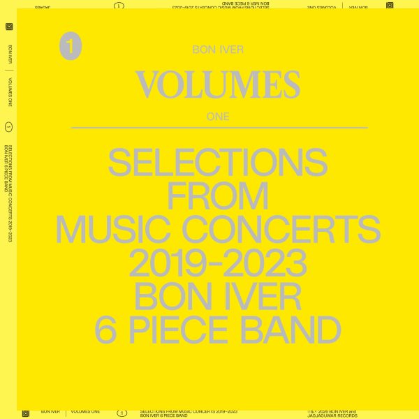 Bon Iver - Volumes One - Selections From Music Concerts 2019-2023 Bon Iver 6 Piece Band