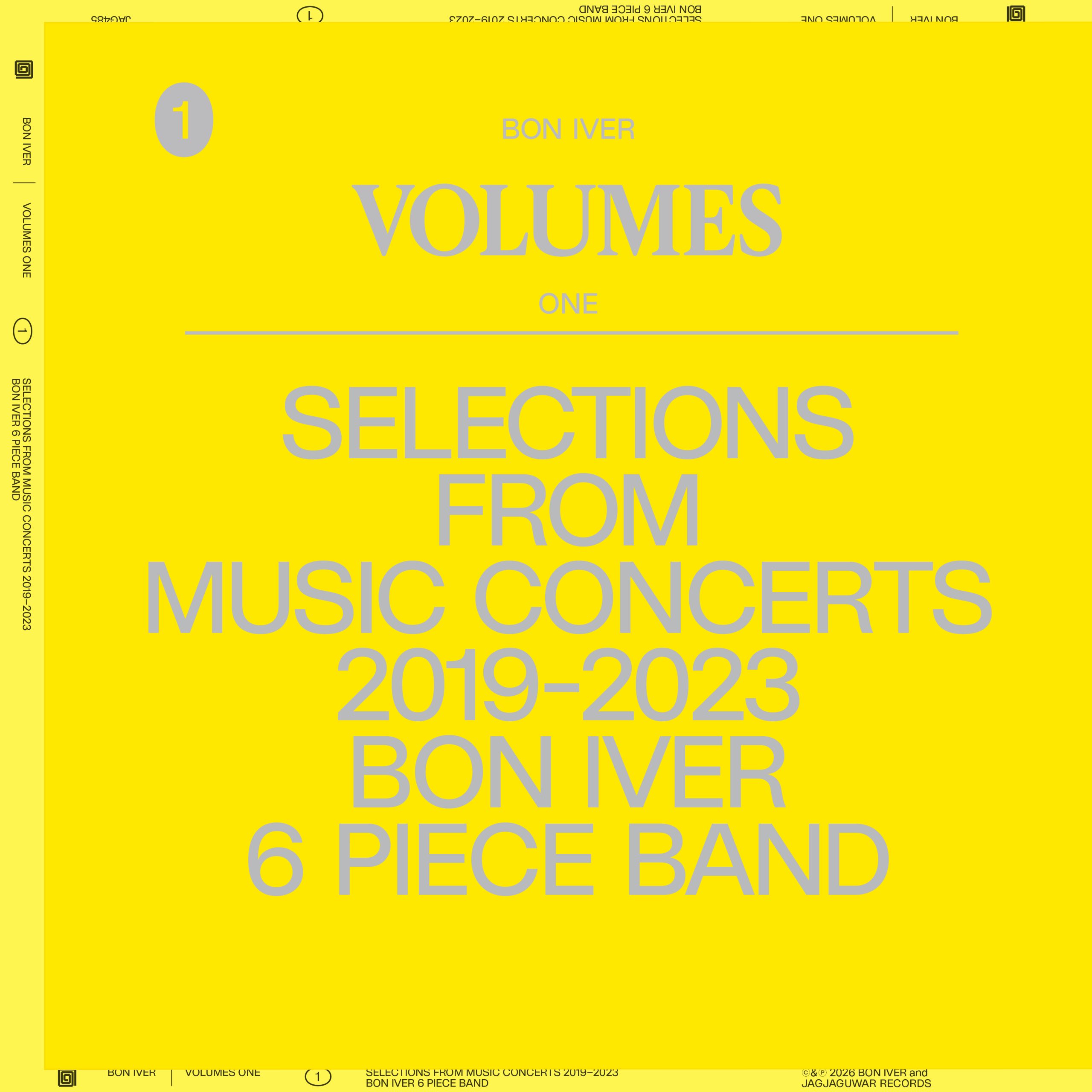 Bon Iver - Volumes One - Selections From Music Concerts 2019-2023 Bon Iver 6 Piece Band - Afbeelding 1