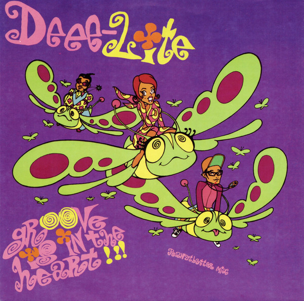 7" | Deee-Lite - Groove is in the Heart (Peanut Butter mix) / What is Love? (Holographic Goatee Mix)