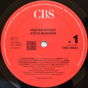 Prefab Sprout - Steve McQueen - Afbeelding 2