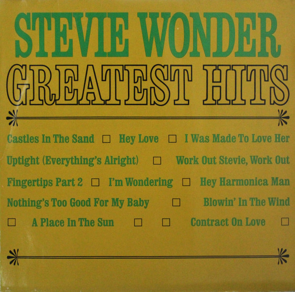 Stevie Wonder - Stevie Wonders' Greatest HIts