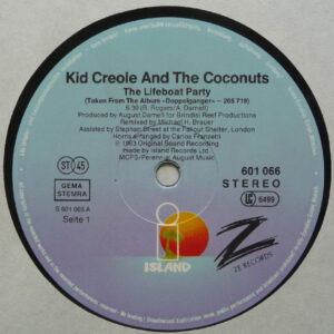 12" | Kid Creole and the Coconuts - The Lifeboat Party - Afbeelding 2