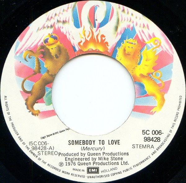 7" | Queen - Somebody to Love / White Man