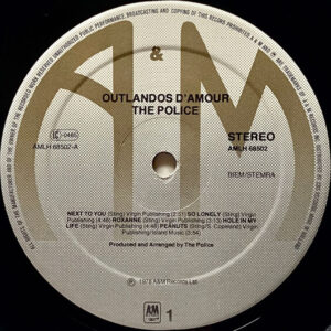 The Police - Outlandos d'Amour - Afbeelding 2