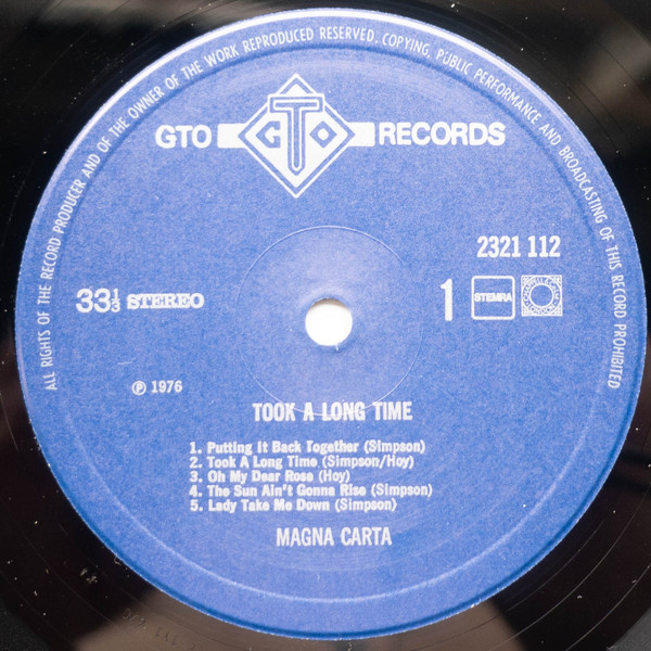 Magna Carta - Took a Long Time