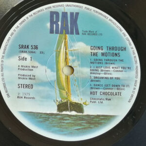 Hot Chocolate - Going Through the Motions - Afbeelding 2
