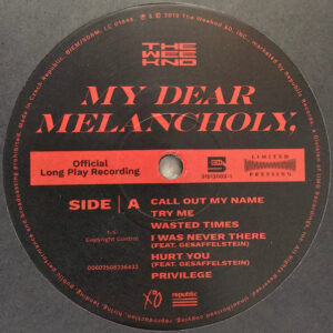 The Weeknd - My dear melancholy -rsd- - Afbeelding 2