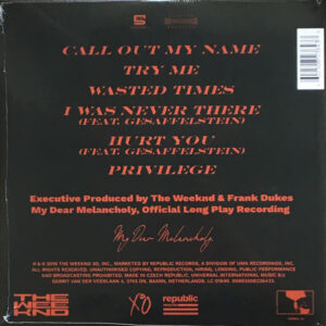 The Weeknd - My dear melancholy -rsd- - Afbeelding 3