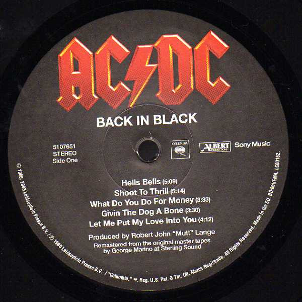 AC/DC - Back in Black