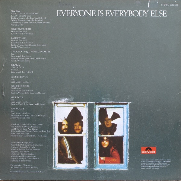 Barclay James Harvest - Everyone is Everybody Else