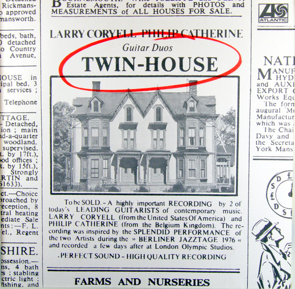 Larry Coryell / Philip Catherine- Twin-House