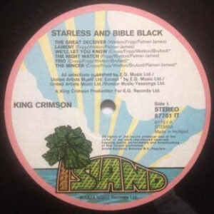 King Crimson - Starless and Bible Black - Afbeelding 2