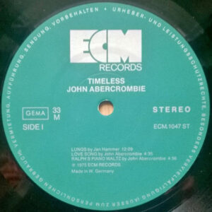 John Abercrombie - Timesless - Afbeelding 2