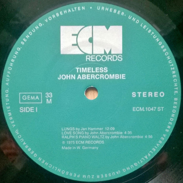 John Abercrombie - Timesless