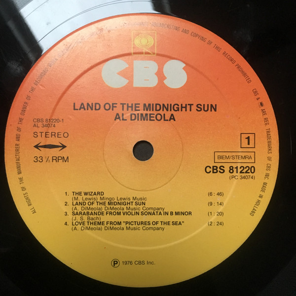 Al DeMeola - Land of the Midnight Sun