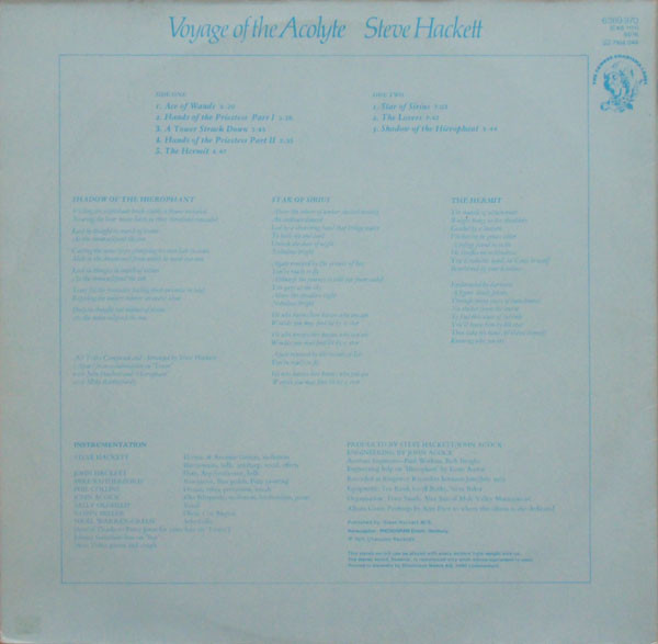 Steve Hackett - Voyage of the Acolyte