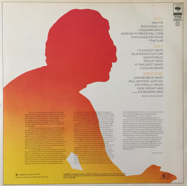 Dave Brubeck – Take Five