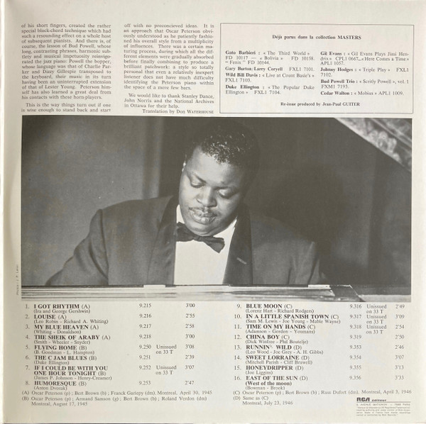 Oscar Peterson Trio – I Got Rhythm / Oscar Peterson Trio Vol. 1