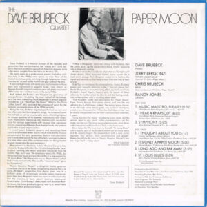 The Dave Brubeck Quartet – Paper Moon - Afbeelding 3